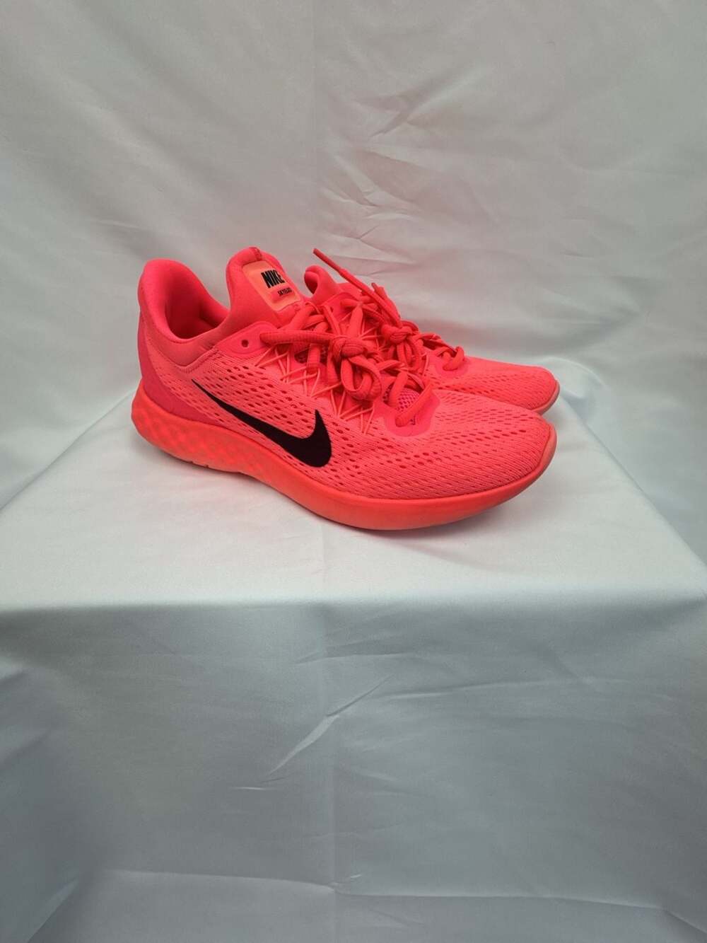 Nike Lunar Skyelux Max Orange Dark Cayenne Running Shoes Womens 8.5